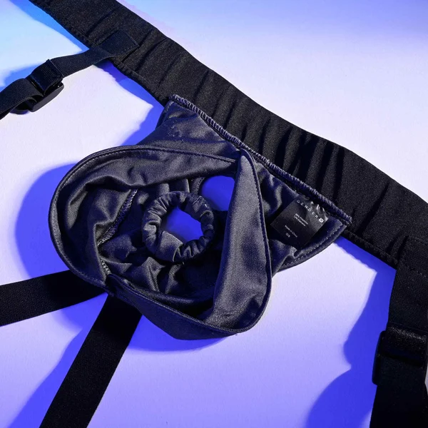 Gender X DOUBLE RIDER - Black Adjustable Strap-On Harness (No Probe Included) — image 5 of 9