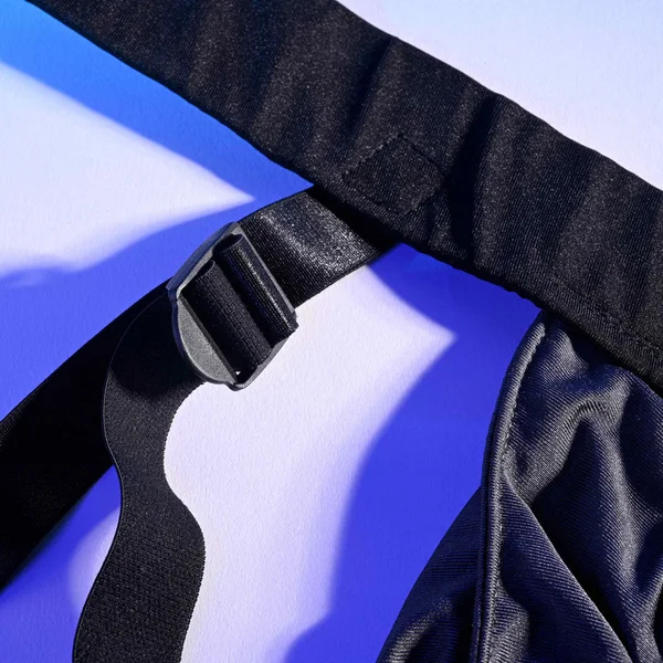 Gender X DOUBLE RIDER - Black Adjustable Strap-On Harness (No Probe Included) — image 7 of 9