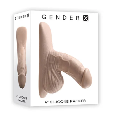 gender x 4 silicone packer light flesh 10 cm packer