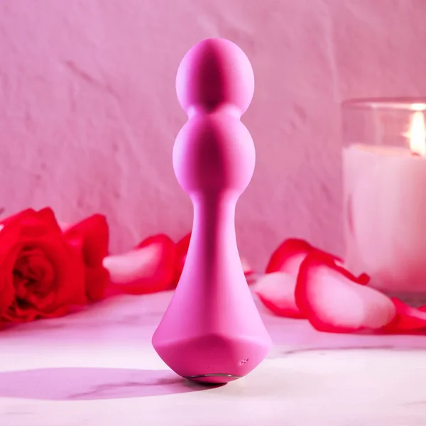 Gender X BALL GAME - Pink 13.5 cm USB Rechargeable Vibrating Butt Plug — image 3 of 8