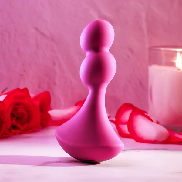 Gender X BALL GAME - Pink 13.5 cm USB Rechargeable Vibrating Butt Plug — image 2 of 8