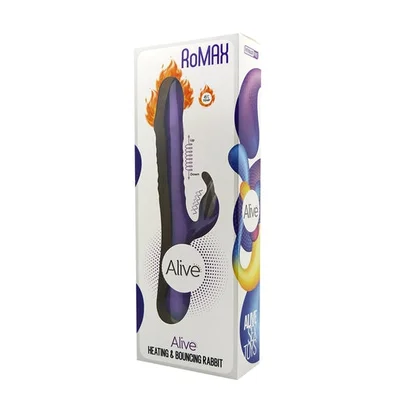 alive romax heating and bouncing rabbit vibrator