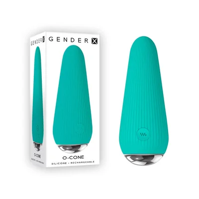 gender x o cone blue 108 cm 425 usb rechargeable bullet