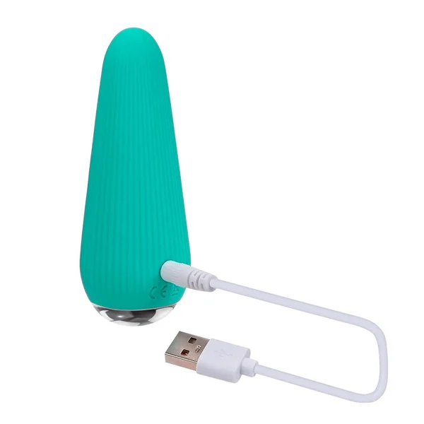 Gender X O-CONE - Blue 10.8 cm (4.25'') USB Rechargeable Bullet — image 9 of 9