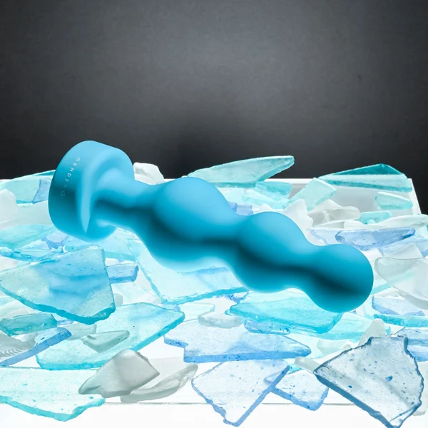 Gender X PLUGGED UP - Blue 13.6 cm USB Rechargeable Butt Plug — image 3 of 8