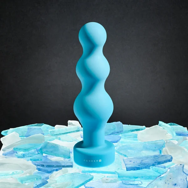 Gender X PLUGGED UP - Blue 13.6 cm USB Rechargeable Butt Plug — image 2 of 8