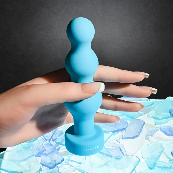 Gender X PLUGGED UP - Blue 13.6 cm USB Rechargeable Butt Plug — image 5 of 8