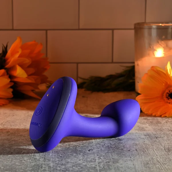 Gender X ANYBODYS PLUG - Blue 11.4 cm USB Rechargeable Vibrating Butt Plug — image 7 of 9