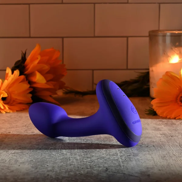 Gender X ANYBODYS PLUG - Blue 11.4 cm USB Rechargeable Vibrating Butt Plug — image 6 of 9