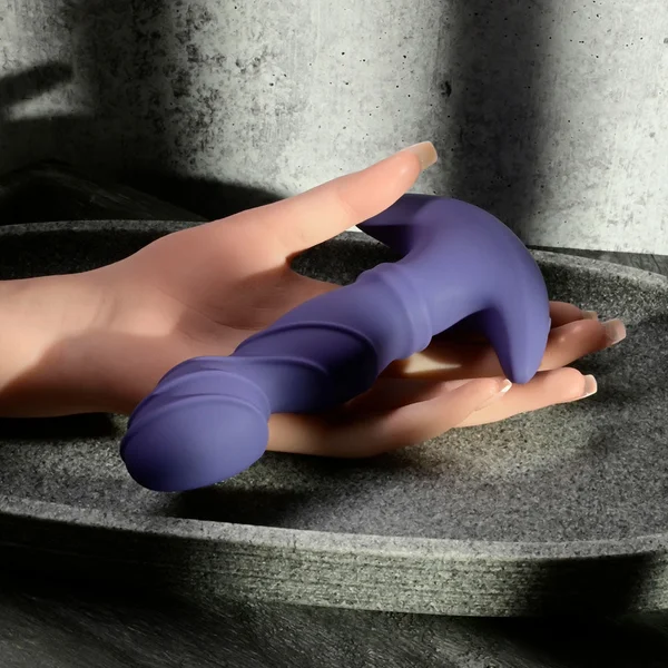 Gender X RING IT - Purple 16.5 cm USB Rechargeable Vibrator with Wireless Remote — image 4 of 8