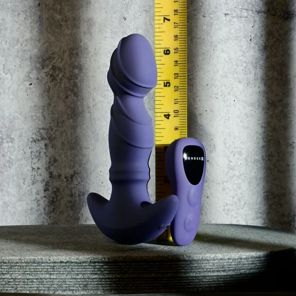 Gender X RING IT - Purple 16.5 cm USB Rechargeable Vibrator with Wireless Remote — image 7 of 8