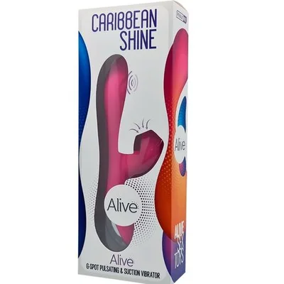 alive caribbean shine multifunction vibrator g spot fuchsia