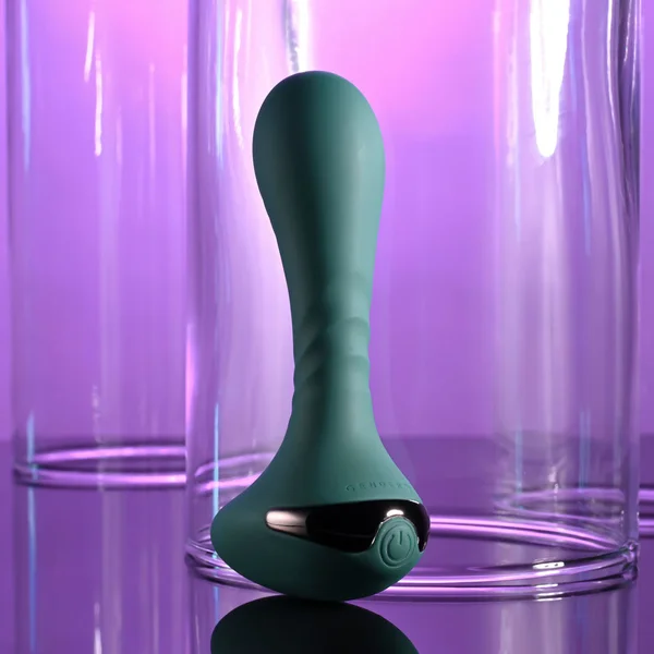 Gender X GOES ANYWHERE - Green 12.4 cm USB Rechargeable Vibrator — image 3 of 9