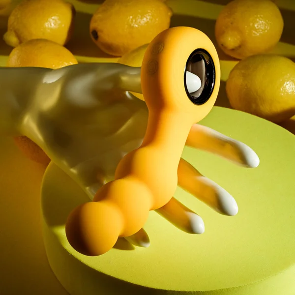 Gender X BUMBLE - Yellow 14.9 cm USB Rechargeable Butt Plug — image 7 of 9