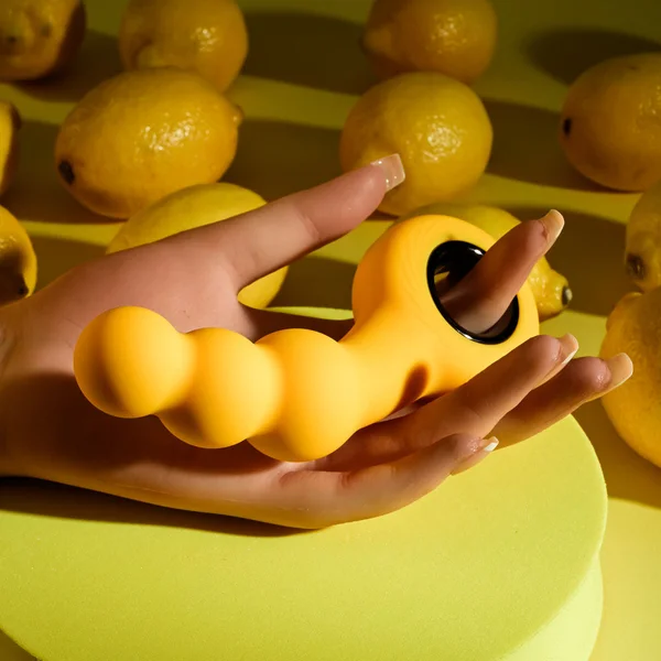 Gender X BUMBLE - Yellow 14.9 cm USB Rechargeable Butt Plug — image 3 of 9