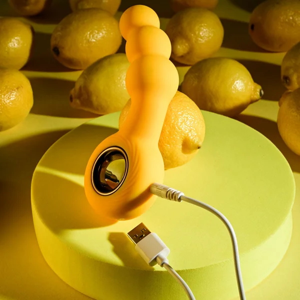 Gender X BUMBLE - Yellow 14.9 cm USB Rechargeable Butt Plug — image 9 of 9
