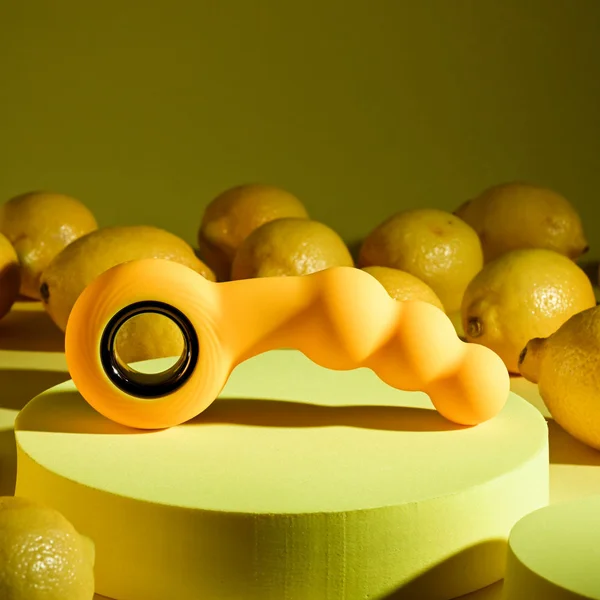 Gender X BUMBLE - Yellow 14.9 cm USB Rechargeable Butt Plug — image 2 of 9