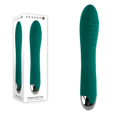 gender x pirouette green 206 cm usb rechargeable vibrator