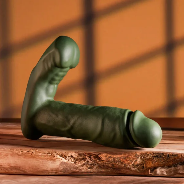 Gender X THE HUNK - Green 15.2 cm USB Rechargeable Thrusting Vibrator with Remote — image 5 of 8