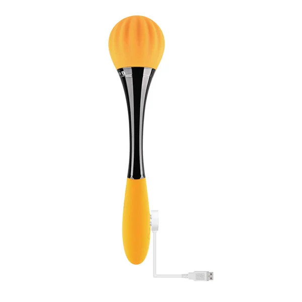 Gender X SUNFLOWER - Yellow 20 cm USB Rechargeable Massage Wand — image 9 of 9