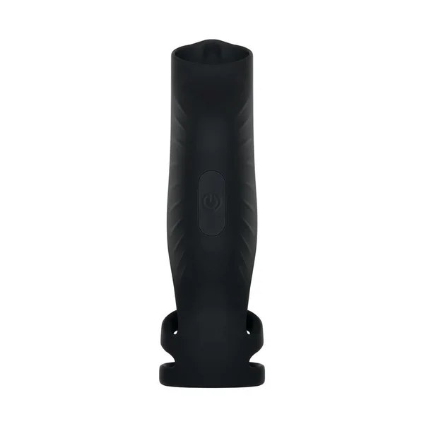 Gender X ROCKETEER - Black USB Rechargeable Vibrating Penis Sleeve — image 7 of 9