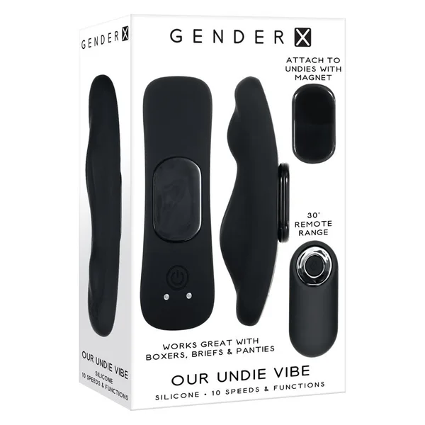 Gender X OUR UNDIE VIBE - Black USB Rechargeable Panty Vibe — image 9 of 9