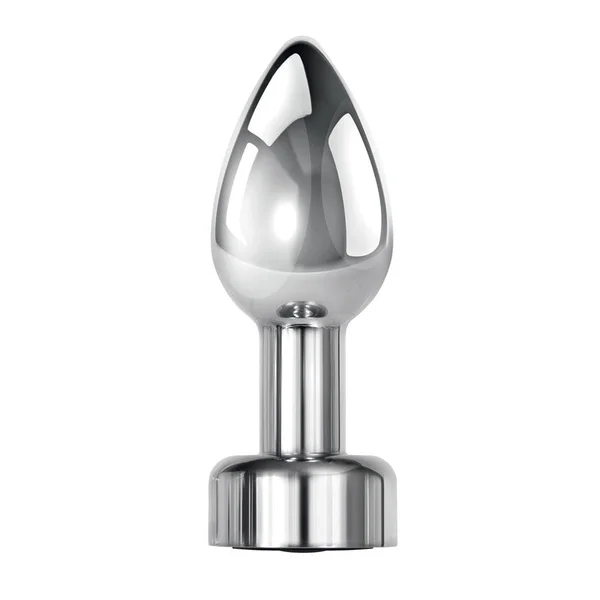 Gender X ROCKIN' METAL PLUG - Metallic 9.3 cm USB Rechargeable Butt Plug — image 7 of 9
