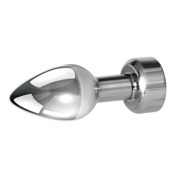 Gender X ROCKIN' METAL PLUG - Metallic 9.3 cm USB Rechargeable Butt Plug — image 8 of 9