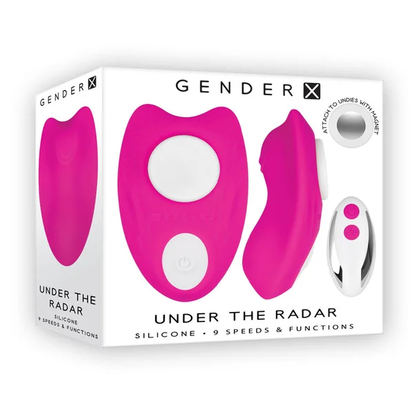 Gender X UNDER THE RADAR - Pink USB Rechargeable Panty Vibe — image 9 of 9