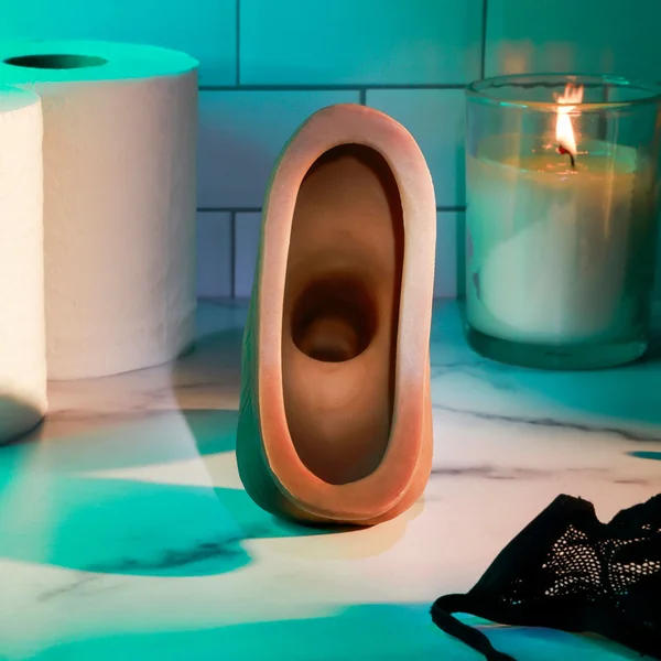 Gender X STAND TO PEE - Dark - Brown Realistic Stand-To-Pee Funnel — image 8 of 9