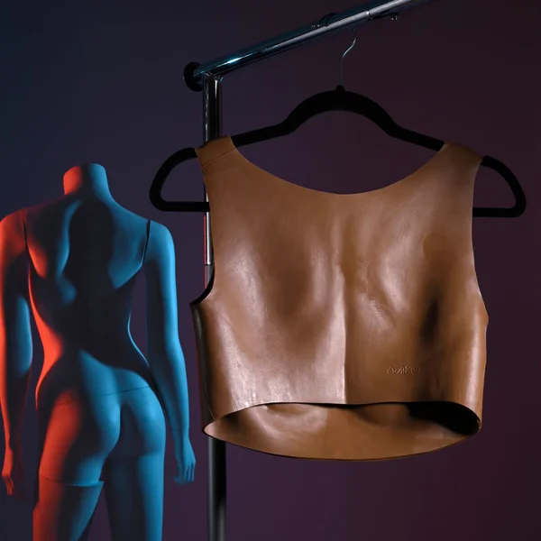 Gender X UNDERGARMENTS - PLATE C-CUP - Dark - Brown Wearable Breasts - C-Cup Size — image 7 of 9