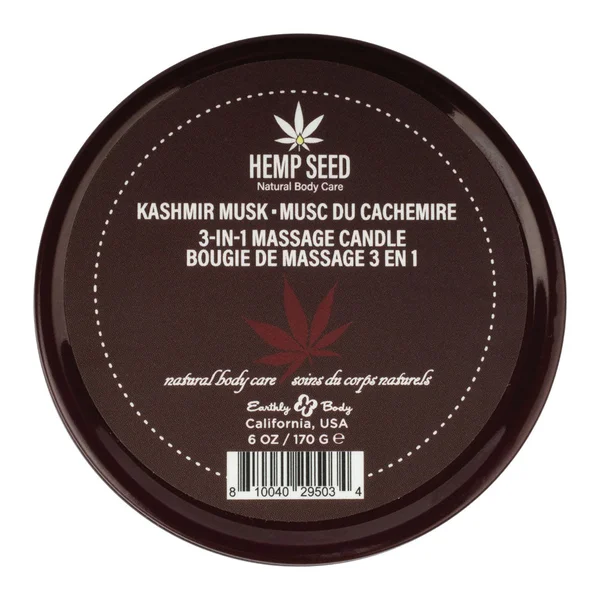 Hemp Seed 3-In-1 Massage Candle - Kashmir Musk (Brandy, Magnolia & Vanilla Musk) - 170 g — image 2 of 2
