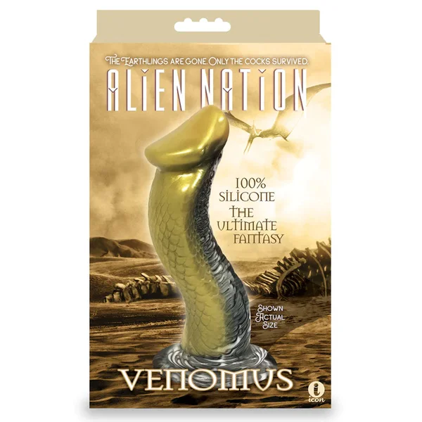 Alien Nation - Venomus - Gold 22.9 cm Snake Fantasy Dong — image 3 of 3