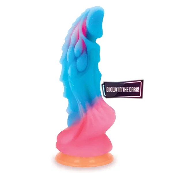 Alien Nation - Glow Dragon - Glow in Dark Rainbow 22.9 cm Fantasy Dong — image 2 of 3