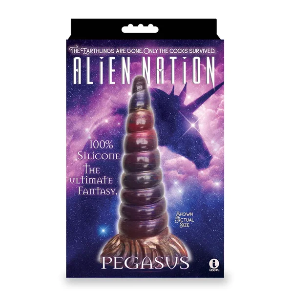 Alien Nation - Pegasus - Metallic Coloured 20.3 cm Unicorn Fantasy Dong — image 3 of 3