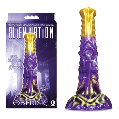 alien nation obelisk purplegold 222 cm fantasy dong