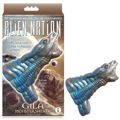 alien nation gila bluegold 14 cm penis sheath