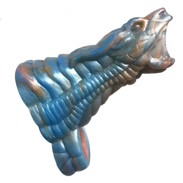 Alien Nation - Gila - Blue/Gold 14 cm Penis Sheath — image 2 of 3