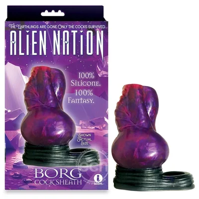alien nation borg purpleblack 115 cm penis sheath