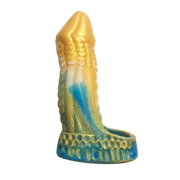 Alien Nation - Komodo - Blue/Gold 16.5 cm Penis Extender Fantasy Sleeve — image 2 of 3