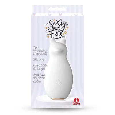 buzzy buddy sexy like a fox white white usb rechargeable stimulator