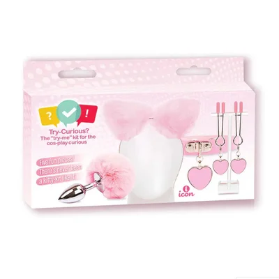 try curious kitty kit pink cosplay kit 5 piece set