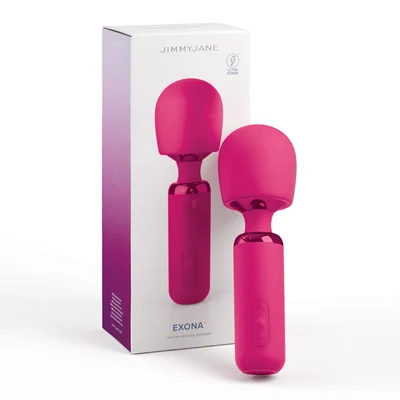 jimmyjane exona pink 183 cm usb rechargeable massage wand