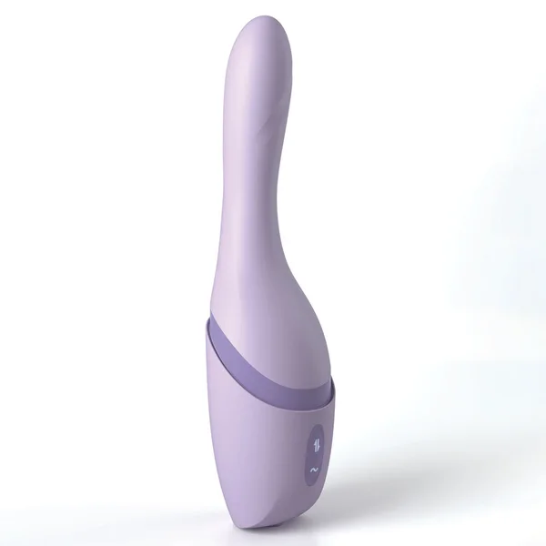 JimmyJane Hello Bang - Purple 27 cm USB Rechargeable Warming & Thrusting Vibrator — image 2 of 9