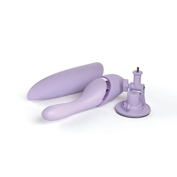 JimmyJane Hello Bang - Purple 27 cm USB Rechargeable Warming & Thrusting Vibrator — image 5 of 9