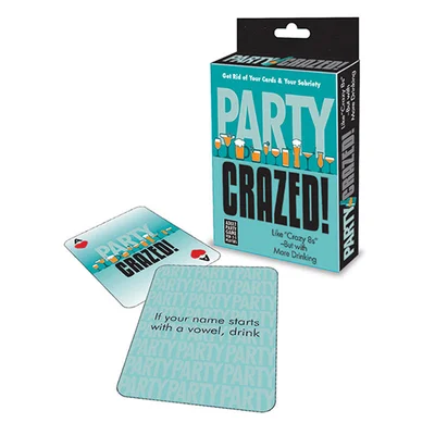 party crazed drinking card game