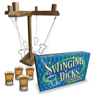 swinging dicks swinging ring toss drinking game