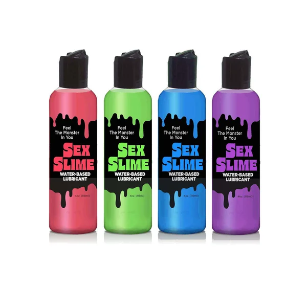 Sex Slime - Blue - Blue Water Based Lubricant - 120 ml Bottle — image 2 of 3