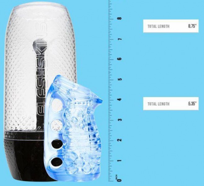 Fleshlight Fleshskins Blue Ice Soft Stroker Sleeve for Men