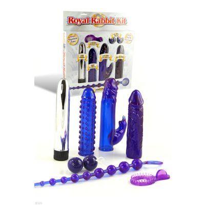 Pipedream Royal Rabbit Vibrator Kit 7 piece set